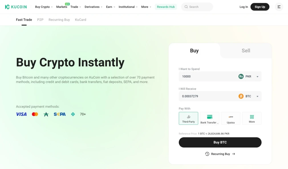 KuCoin。
